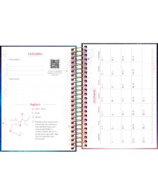 imagem de detalhe produto Agenda Espiral Diária 11,7 x 16,4 cm Magic 2026