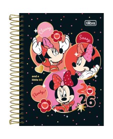 imagem principal do produto Agenda Espiral Diária 11,7 x 16,4 cm Minnie 2026