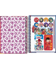 imagem de detalhe produto Agenda Espiral Diária 11,7 x 16,4 cm One Piece 2026