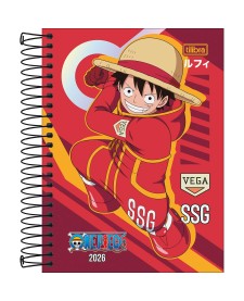 imagem principal do produto Agenda Espiral Diária 11,7 x 16,4 cm One Piece 2026