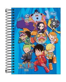 imagem principal do produto Agenda Espiral Diária 11,7 x 16,4 cm One Piece 2026