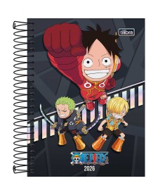 imagem principal do produto Agenda Espiral Diária 11,7 x 16,4 cm One Piece 2026