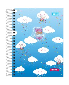 imagem principal do produto Agenda Espiral Diária 11,7 x 16,4 cm Pepper Feminina 2027