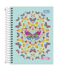 imagem principal do produto Agenda Espiral Diária 11,7 x 16,4 cm Pepper Feminina 2027