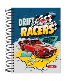 imagem principal do produto Agenda Espiral Diária 11,7 x 16,4 cm Pepper Masculina 2027