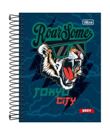 imagem principal do produto Agenda Espiral Diária 11,7 x 16,4 cm Pepper Masculina 2027