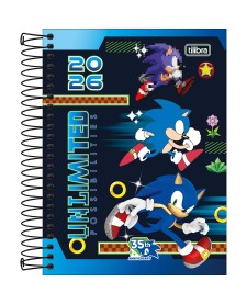 imagem principal do produto Agenda Espiral Diária 11,7 x 16,4 cm Sonic 2026