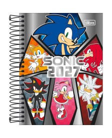 imagem principal do produto Agenda Espiral Diária 11,7 x 16,4 cm Sonic 2027