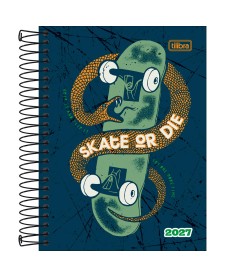 imagem principal do produto Agenda Espiral Diária 11,7 x 16,4 cm Spice Masculina 2027