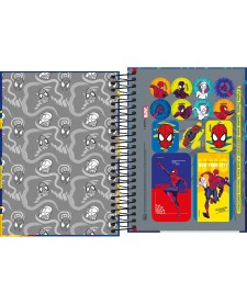 imagem de detalhe produto Agenda Espiral Diária 11,7 x 16,4 cm Spider-Man 2026