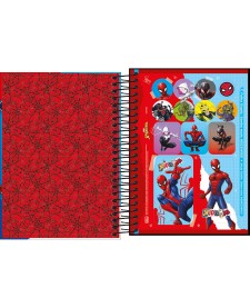 imagem de detalhe produto Agenda Espiral Diária 11,7 x 16,4 cm Spider-Man 2027