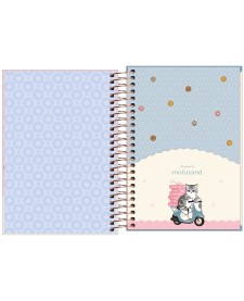imagem de detalhe produto Agenda Espiral Diária 12,9 x 18,7 cm Mofusand 2027