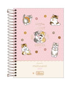 imagem principal do produto Agenda Espiral Diária 12,9 x 18,7 cm Mofusand 2027
