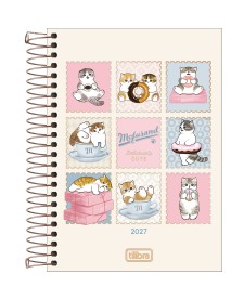 imagem principal do produto Agenda Espiral Diária 12,9 x 18,7 cm Mofusand 2027