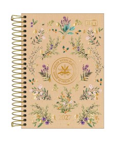imagem principal do produto Agenda Espiral Diária 12,9 x 18,7 cm Naturalis 2027