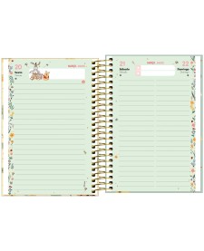 imagem de detalhe produto Agenda Espiral Diária 12,9 x 18,7 cm Pooh 2026