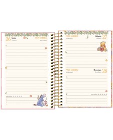 imagem de detalhe produto Agenda Espiral Diária 12,9 x 18,7 cm Pooh 2027