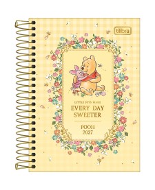 imagem principal do produto Agenda Espiral Diária 12,9 x 18,7 cm Pooh 2027