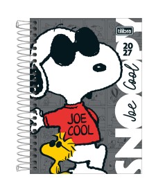 imagem principal do produto Agenda Espiral Diária 12,9 x 18,7 cm Snoopy 2027