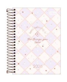 imagem principal do produto Agenda Espiral Diária 12,9 x 18,7 cm Soho 2026