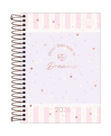 imagem principal do produto Agenda Espiral Diária 12,9 x 18,7 cm Soho 2026