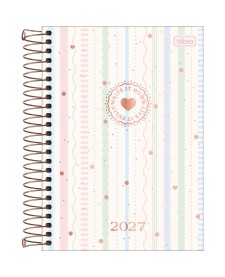 imagem principal do produto Agenda Espiral Diária 12,9 x 18,7 cm Soho 2027