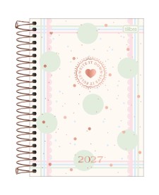 imagem principal do produto Agenda Espiral Diária 12,9 x 18,7 cm Soho 2027