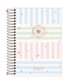imagem principal do produto Agenda Espiral Diária 12,9 x 18,7 cm Soho 2027