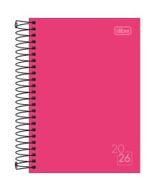 imagem principal do produto Agenda Espiral Diária 12,9 x 18,7 cm Spice Cores 2026