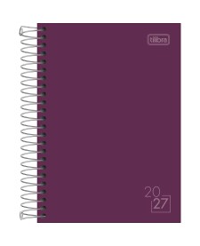 imagem principal do produto Agenda Espiral Diária 12,9 x 18,7 cm Spice Cores 2027