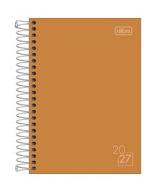 imagem principal do produto Agenda Espiral Diária 12,9 x 18,7 cm Spice Cores 2027