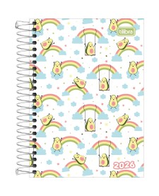 imagem principal do produto Agenda Espiral Diária 12,9 x 18,7 cm Spice Feminina 2026