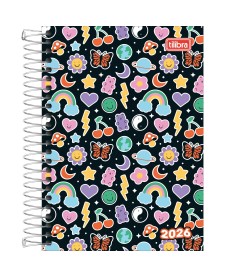 imagem principal do produto Agenda Espiral Diária 12,9 x 18,7 cm Spice Feminina 2026