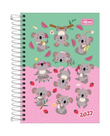 imagem principal do produto Agenda Espiral Diária 12,9 x 18,7 cm Spice Feminina 2027
