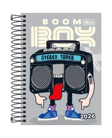 imagem principal do produto Agenda Espiral Diária 12,9 x 18,7 cm Spice Masculina 2026