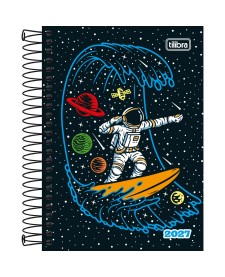imagem principal do produto Agenda Espiral Diária 12,9 x 18,7 cm Spice Masculina 2027