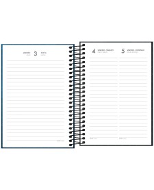 imagem de detalhe produto Agenda Espiral Diária 12,9 x 18,7 cm Zip 2026