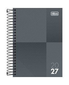 imagem principal do produto Agenda Espiral Diária 12,9 x 18,7 cm Zip 2026