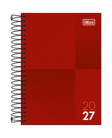 imagem principal do produto Agenda Espiral Diária 12,9 x 18,7 cm Zip 2026