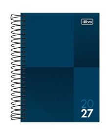 imagem principal do produto Agenda Espiral Diária 12,9 x 18,7 cm Zip 2027