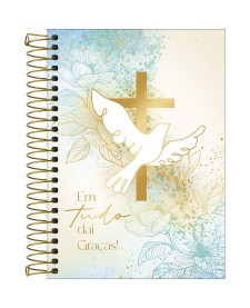 imagem principal do produto Agenda Espiral Diária 14,0 x 20,0 cm Louvor 2026