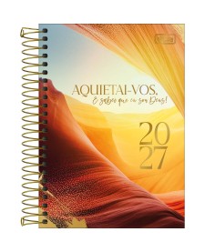 imagem principal do produto Agenda Espiral Diária 14,0 x 20,0 cm Louvor 2026