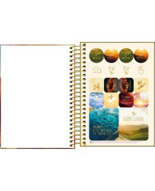 imagem de detalhe produto Agenda Espiral Diária 14,0 x 20,0 cm Louvor 2027