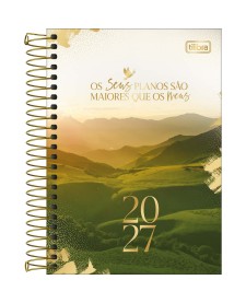 imagem principal do produto Agenda Espiral Diária 14,0 x 20,0 cm Louvor 2027