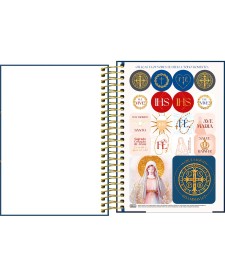 imagem de detalhe produto Agenda Espiral Diária 14,2 x 20,3 cm Bíblica 2026