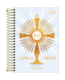 imagem principal do produto Agenda Espiral Diária 14,2 x 20,3 cm Bíblica 2026