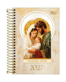imagem principal do produto Agenda Espiral Diária 14,2 x 20,3 cm Bíblica 2026