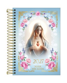 imagem principal do produto Agenda Espiral Diária 14,2 x 20,3 cm Bíblica 2027