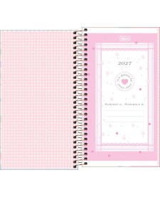 imagem de detalhe produto Agenda Espiral Semanal de Bolso 16,7 x 8,9 cm Soho 2027