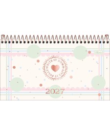imagem principal do produto Agenda Espiral Semanal de Bolso 16,7 x 8,9 cm Soho 2027